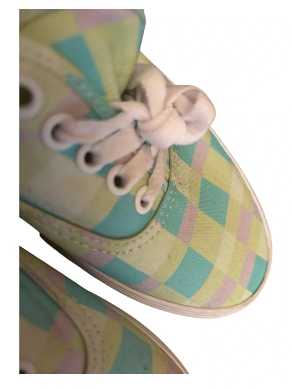 Vans | Pastel Checkered Platform High Sneakers Summer Vibes Unisex Footwear NEW